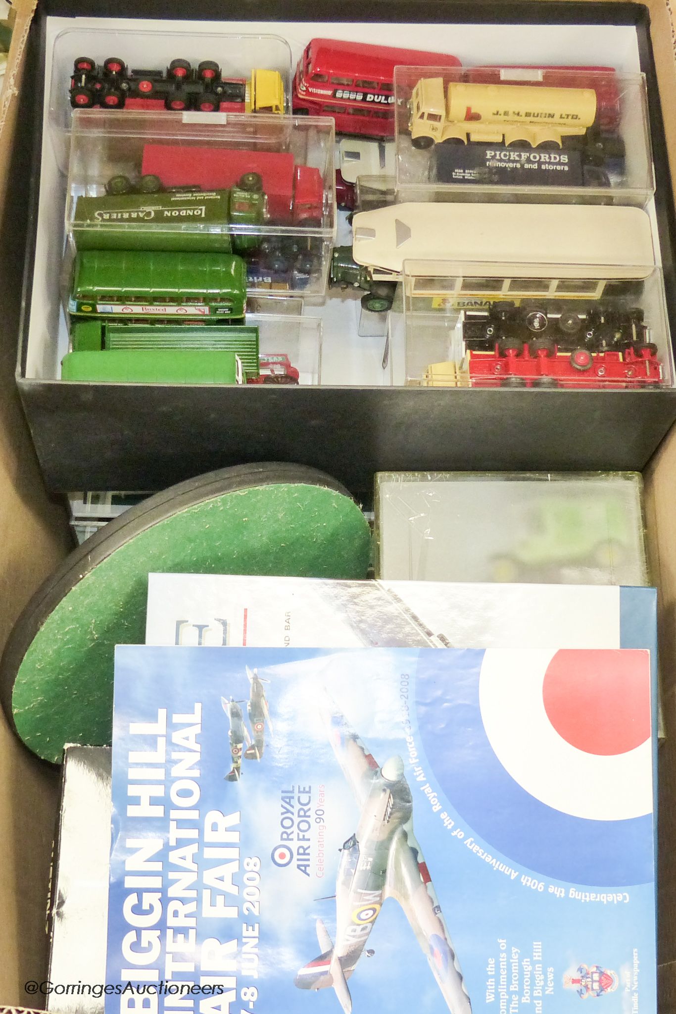 A collection of unboxed Corgi aviation models to include a large Lancaster in associated bespoke display case, the Heinkel HE 111, Stuka (x3), D H (de Havilland) Mosquito x2, together with others and a collection of die